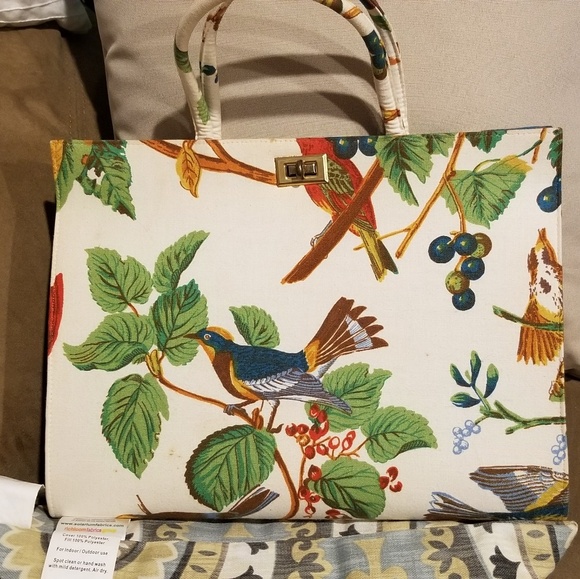 Vintage Handbags - Vintage 60s Tapestry Handbag